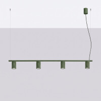Sollux SL.2714 Kronleuchter KARBON 4 olivgrün 3