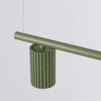 Sollux SL.2714 Kronleuchter KARBON 4 olivgrün 6