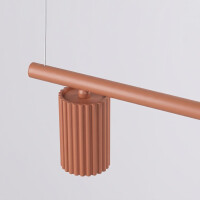Sollux SL.2715 Kronleuchter KARBON 4 rote ocker 6