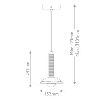Arden LED-Mini-Pendelleuchte ALM-ARDEN-LED-MP-MB 8