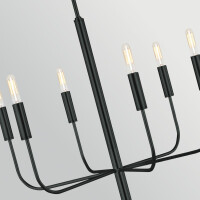 Brianna 6-flammige Kronleuchter FE-BRIANNA6-BK 5