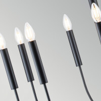 Brianna 9-flammige Kronleuchter FE-BRIANNA9-BK 4