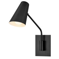 Bray 1-flammige Wandleuchte HK-BRAY-1WB-BK
