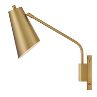 Bray 1-flammige Wandleuchte HK-BRAY-1WB-LCB