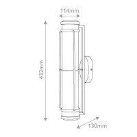 Saylor Small LED-Wandleuchte HK-SAYLOR-LED-S-HB 8