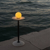 Luna wiederaufladbare LED-Tischleuchte aus Stein  LUNA-TL-S-