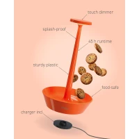 Sompex TAKEAWAY - neon orange Akku-Tischleuchte 3