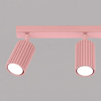 Sollux SL.1936 Deckenleuchte KARBON 3L rosa 6