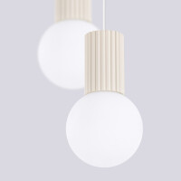 Sollux SL.1973 Pendelleuchte HALO 2P beige 5