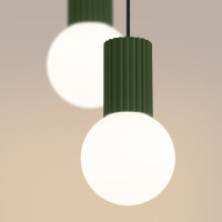Sollux SL.1974 Pendelleuchte HALO 2P olivgrün 4