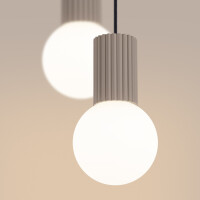 Sollux SL.1978 Pendelleuchte HALO 2P taupe 4