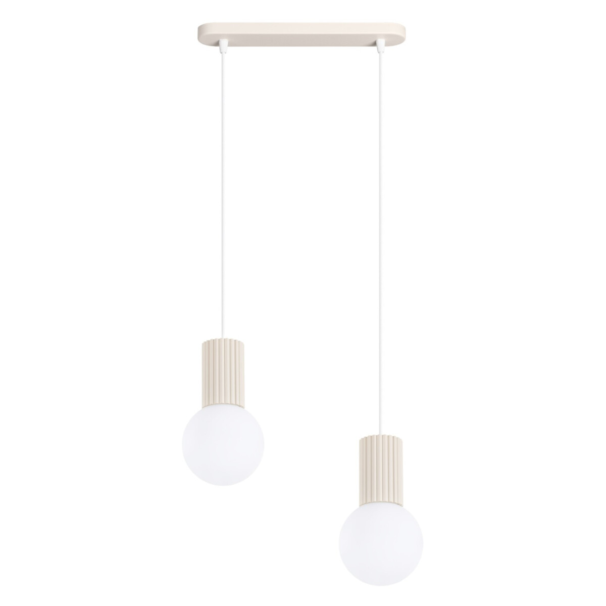 Sollux SL.1983 Pendelleuchte HALO 2L beige