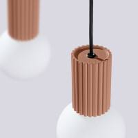 Sollux SL.1986 Pendelleuchte HALO 2L mocca 6