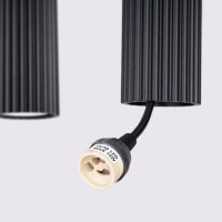 Sollux SL.2003 Pendelleuchte KARBON 4L schwarz 7