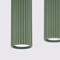 Sollux SL.2005 Pendelleuchte KARBON 4L olivgrün 4