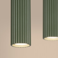 Sollux SL.2005 Pendelleuchte KARBON 4L olivgrün 5
