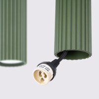 Sollux SL.2005 Pendelleuchte KARBON 4L olivgrün 7