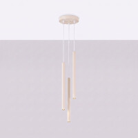 Sollux SL.2035 Pendelleuchte ARCHE 3P beige 3