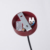 Sollux SL.2042 Pendelleuchte ARCHE 1 burgund 4