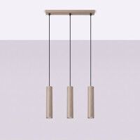 Sollux SL.2079 Pendelleuchte LAGOS 3L taupe 3
