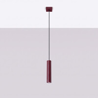 Sollux SL.2081 Pendelleuchte LAGOS 1 burgund 3