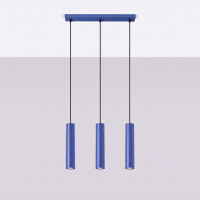 Sollux SL.2085 Pendelleuchte LAGOS 3L ultramarin 3