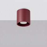 Sollux SL.2096 Deckenleuchte ORBIS 1 burgund 3