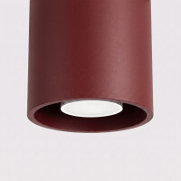 Sollux SL.2096 Deckenleuchte ORBIS 1 burgund 5