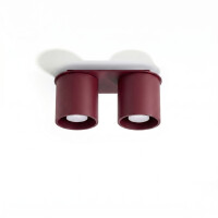 Sollux SL.2097 Deckenleuchte ORBIS 2 burgund 3