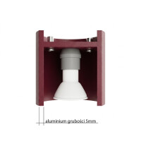 Sollux SL.2097 Deckenleuchte ORBIS 2 burgund 4