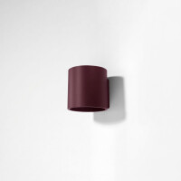 Sollux SL.2098 Wandleuchte ORBIS 1 burgund 3
