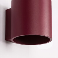 Sollux SL.2098 Wandleuchte ORBIS 1 burgund 5