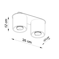 Sollux SL.2103 Deckenleuchte ORBIS 2 olivgrün 5
