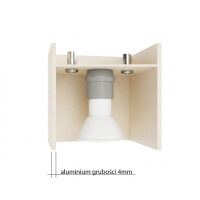 Sollux SL.2106 Wandleuchte QUAD 1 beige 7