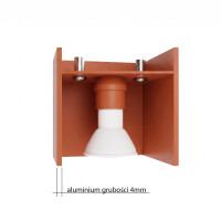 Sollux SL.2110 Wandleuchte QUAD 1 ockerrot 7