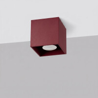 Sollux SL.2111 Deckenleuchte QUAD 1 burgund 3