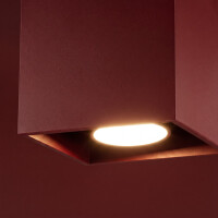 Sollux SL.2111 Deckenleuchte QUAD 1 burgund 6