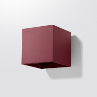Sollux SL.2112 Wandleuchte QUAD 1 burgund 3