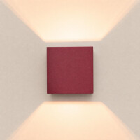 Sollux SL.2112 Wandleuchte QUAD 1 burgund 5