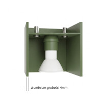 Sollux SL.2115 Deckenleuchte QUAD 1 olivgrün 7