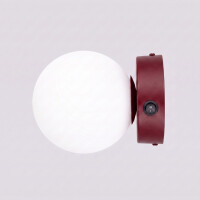 Sollux SL.2249 Wandleuchte YOLI 1 burgund mit Schalter 6