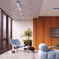 Sollux SL.2272 Wandleuchte YOLI 1 hellblau mit Schalter 7