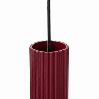 Sollux SL.2303 Pendelleuchte KARBON 3P burgund 6