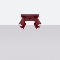 Sollux SL.2304 Deckenleuchte KARBON 4 burgund 3