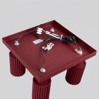 Sollux SL.2304 Deckenleuchte KARBON 4 burgund 8