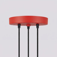 Sollux SL.2341 Pendelleuchte KARBON 3P rot 8