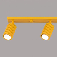 Sollux SL.2362 Deckenleuchte KARBON 6L gelb 6