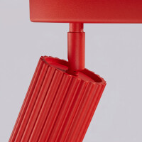 Sollux SL.2366 Deckenleuchte KARBON 3L rot 6