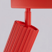 Sollux SL.2369 Deckenleuchte KARBON 6L rot 6