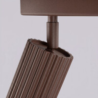 Sollux SL.2376 Deckenleuchte KARBON 6L braun 6